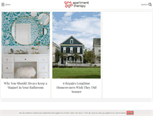 Tablet Screenshot of homehacks.apartmenttherapy.com